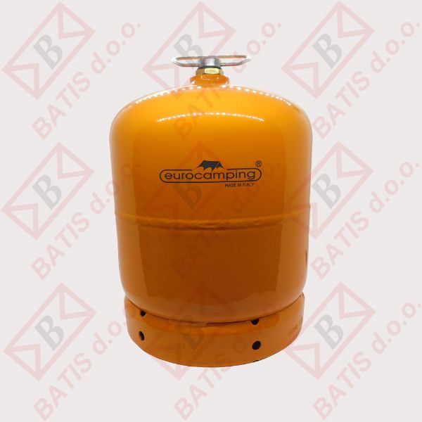 Slika - PLINSKA JEKLENICA 3 KG BREZ ROČAJA, IZHOD ZA TABORSKO ZRAČILO. M16X1,5 Ž