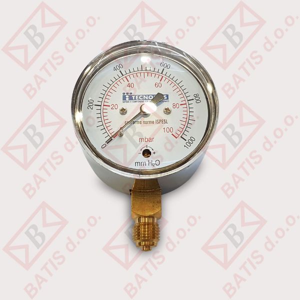 Slika - MANOMETER FI 63 0–100 MB 1000 mm H2O