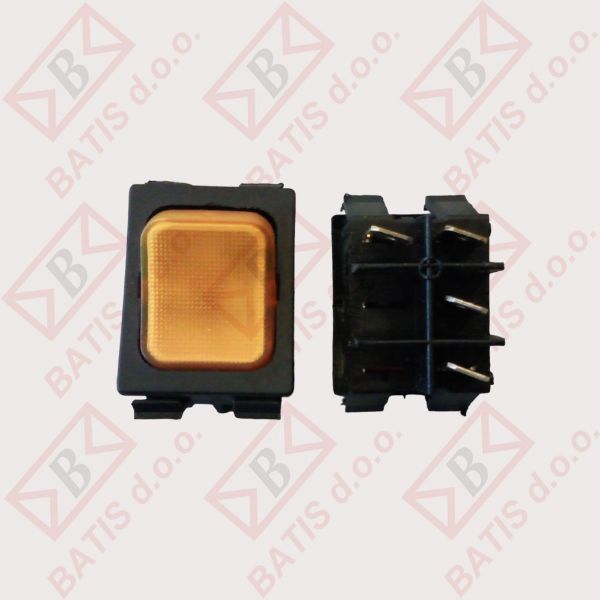 Slika TIPKA 16A 30*22MM 2-POLNA