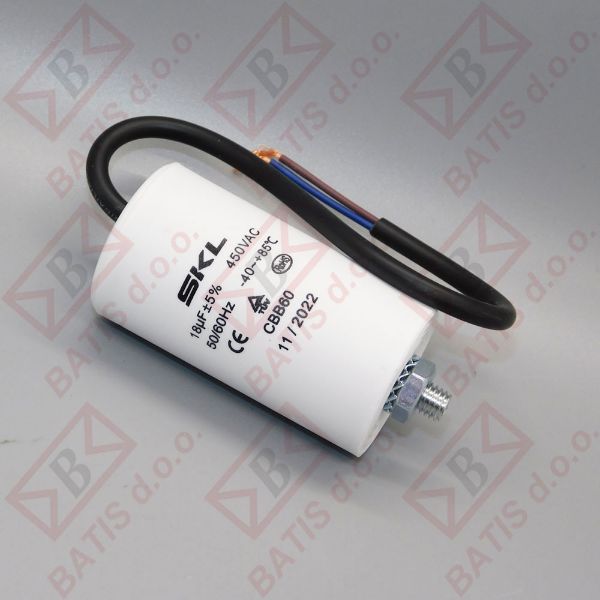 Slika KONDENZATOR 18 UF S KABLOM 12AG118