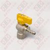 Slika - KOTNI KROGELNI VENTIL 1/2" Ž GUMIJASTI PRIKLJUČEK FI8 MM525L00040G