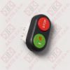 Slika STIKALO ZA REZALNIK SALAME METRO-HORECA 30x22 MM RDEČE/ZELENO