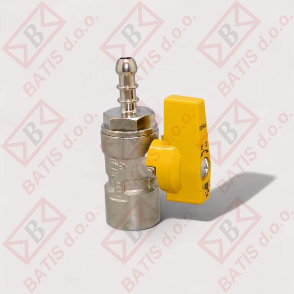 Slika - KROGELNI PIV 1/2"Ž S PODALJŠKOM FI 8MM