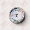 Slika DVOJNI MANOMETER FI 602,5 BAR-15 BAR 1/8